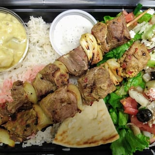 Lamb Kabob Plate