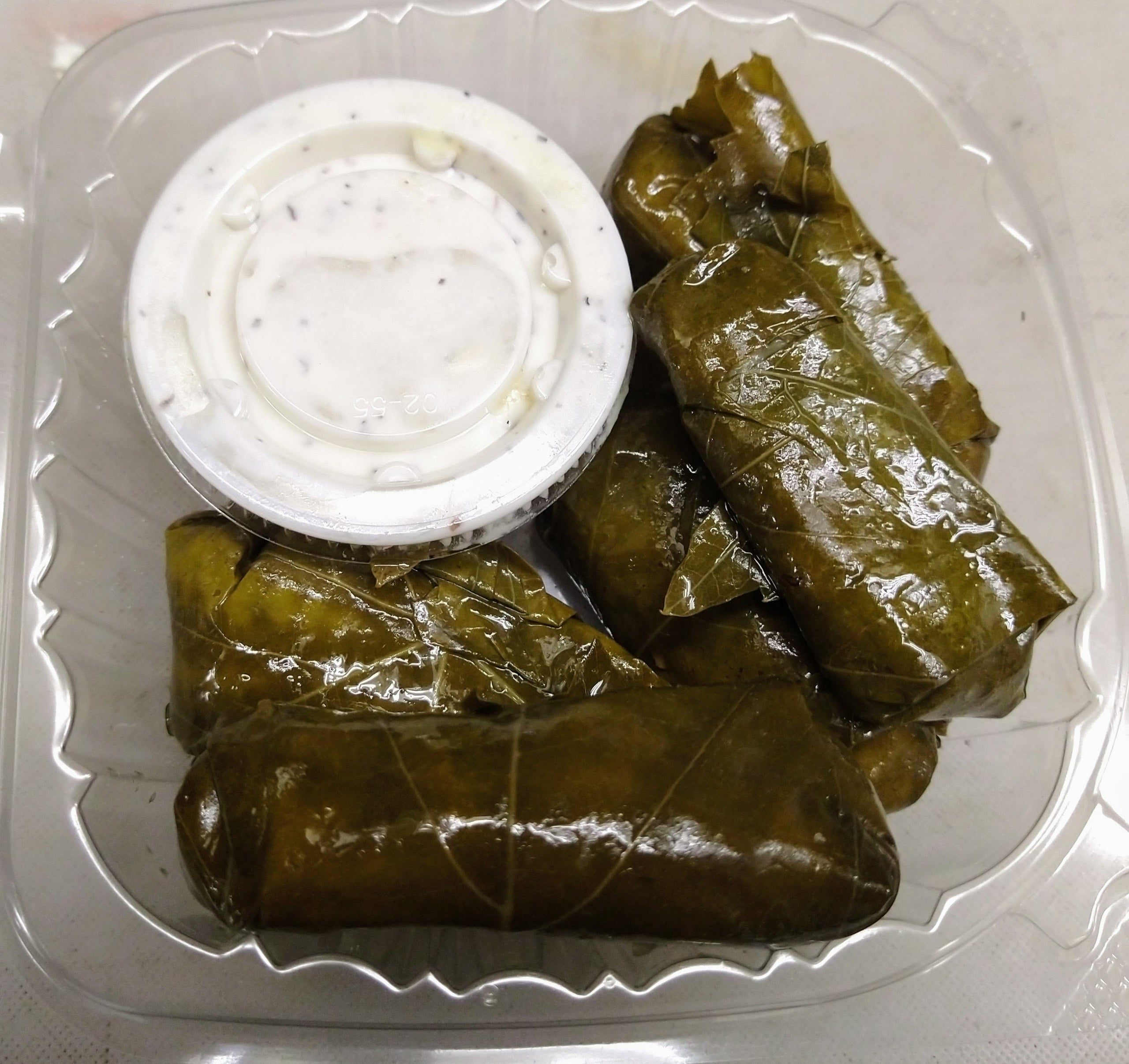 6 Stuffed Grape Leaves.