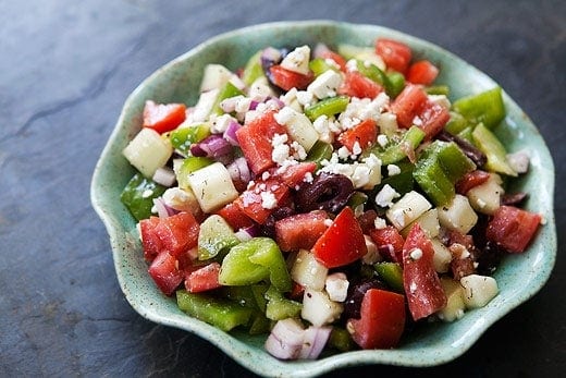 Side Greek Salad.