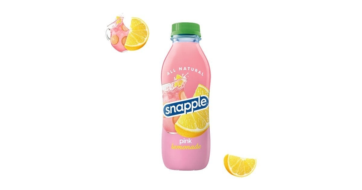 Snapple Pink Lemonade.
