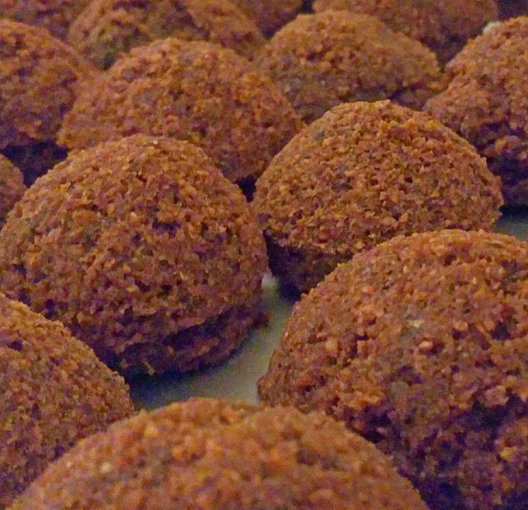 Falafel with Tzatziki.