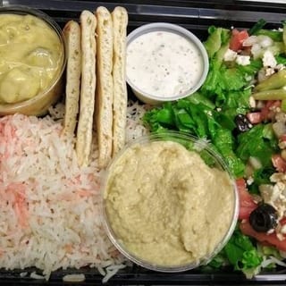 Lamb and Hummus Plate