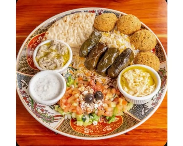 Stuffed Grape Leaves Plate.