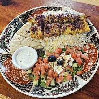 Regular Price - Chicken Kabob Plate